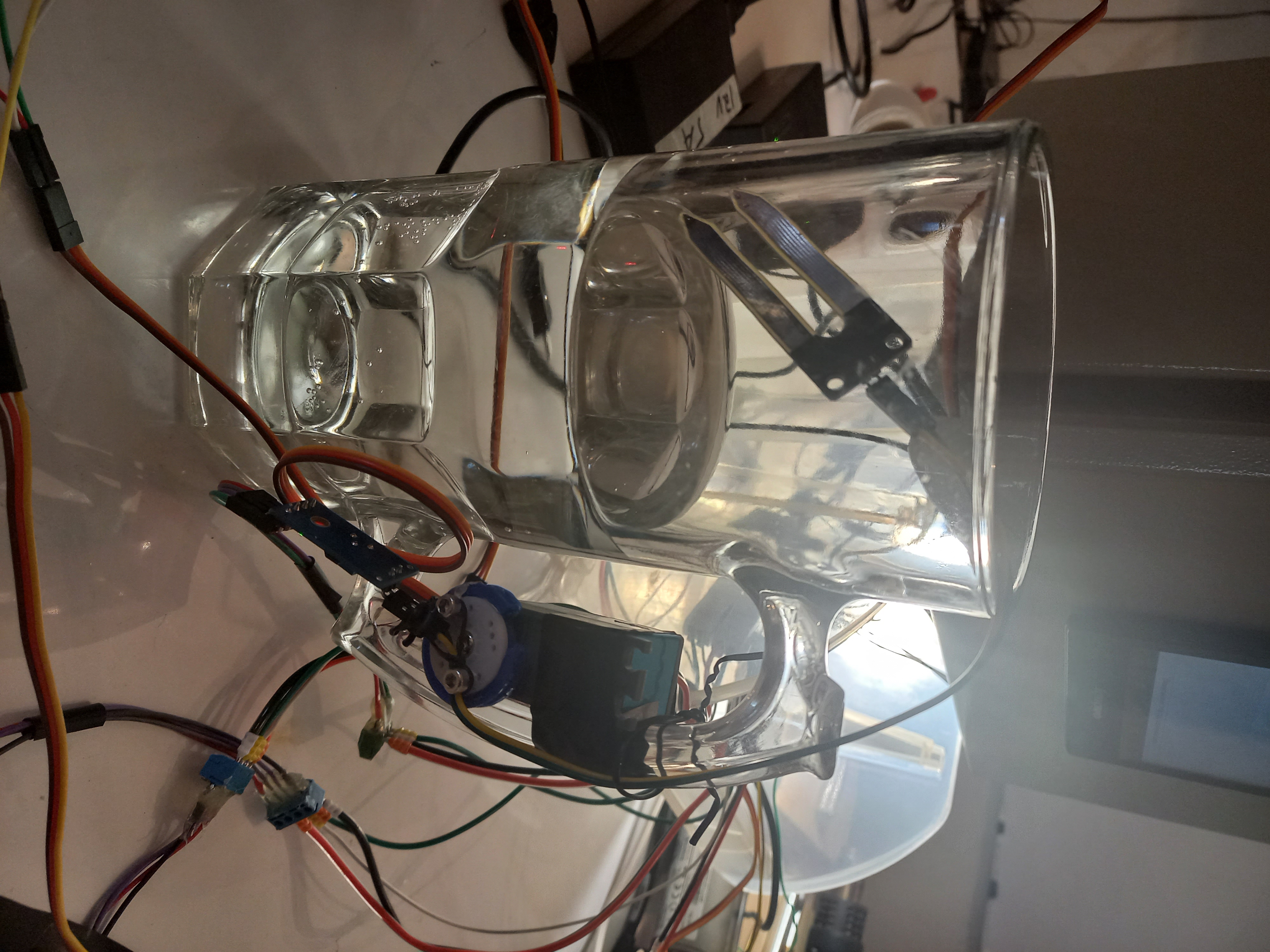 Simulación de subida y bajada de humedad del secador