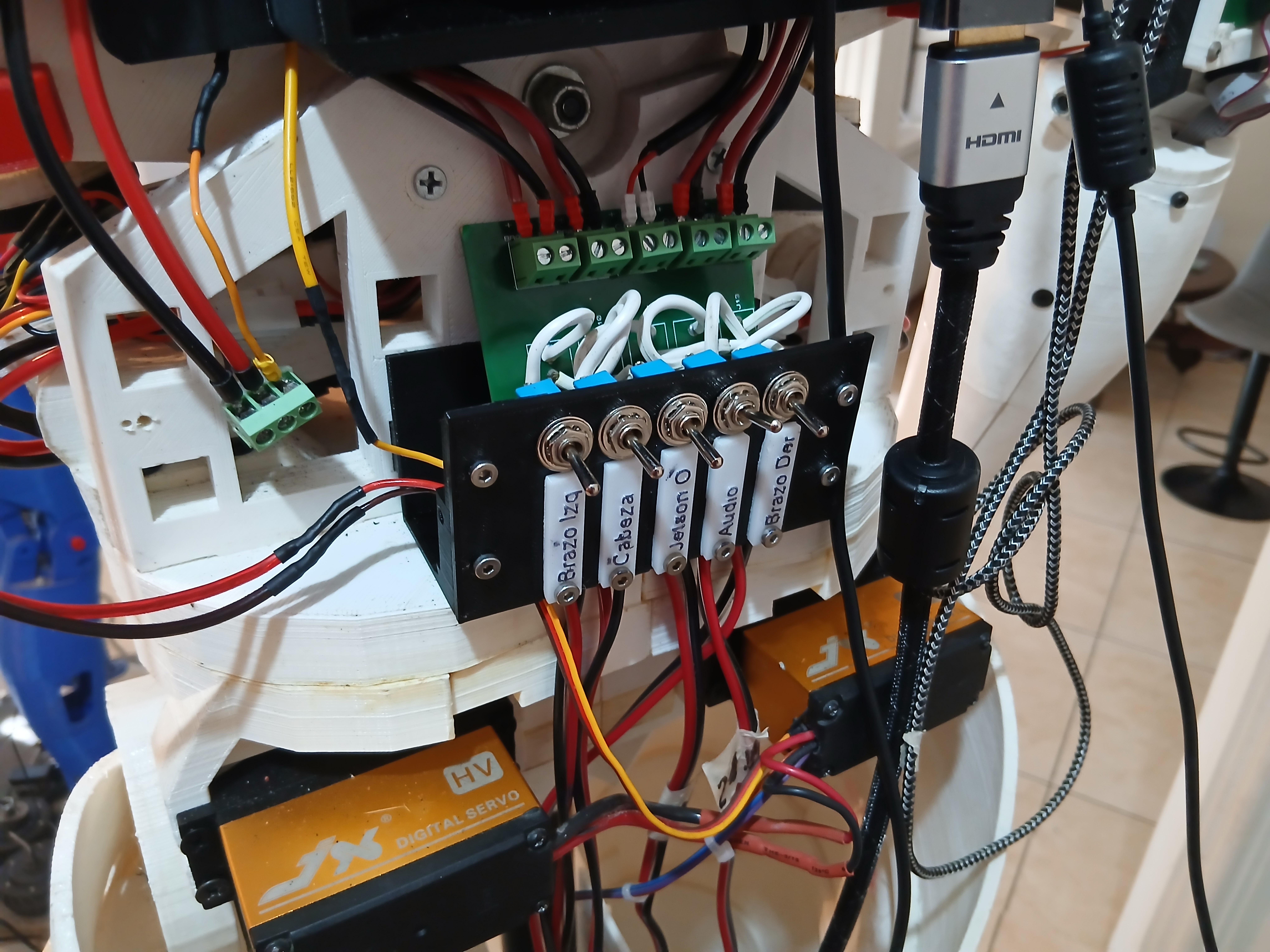 Detalle de ensamble de T2